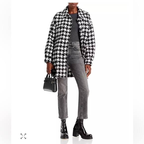 Bagatelle.NYC houndstooth shirt jacket - Picture 2 of 7